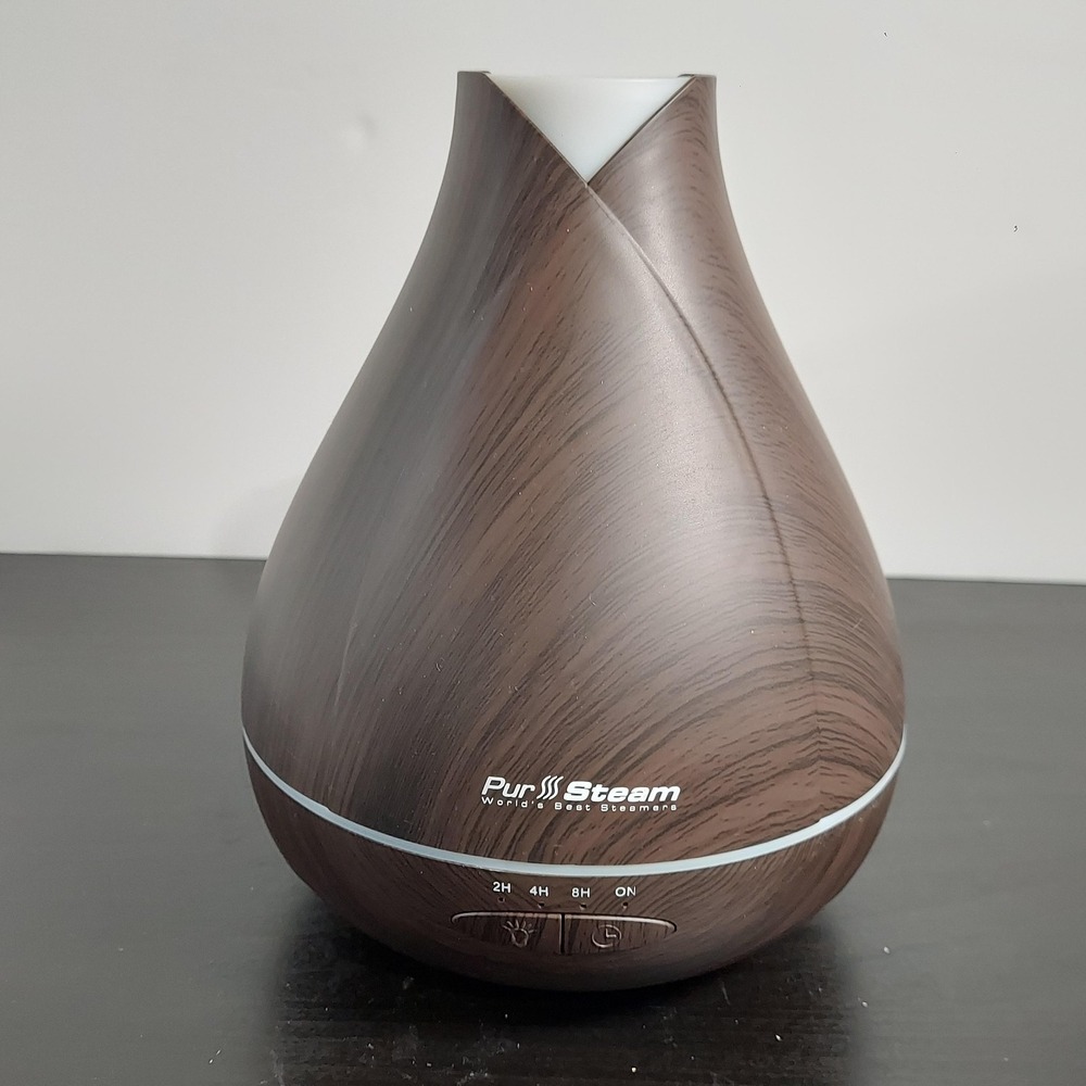 PurSteam PD-500 Essential Oil Diffuser Brown Woodgrain Electric Cool‎ Mist